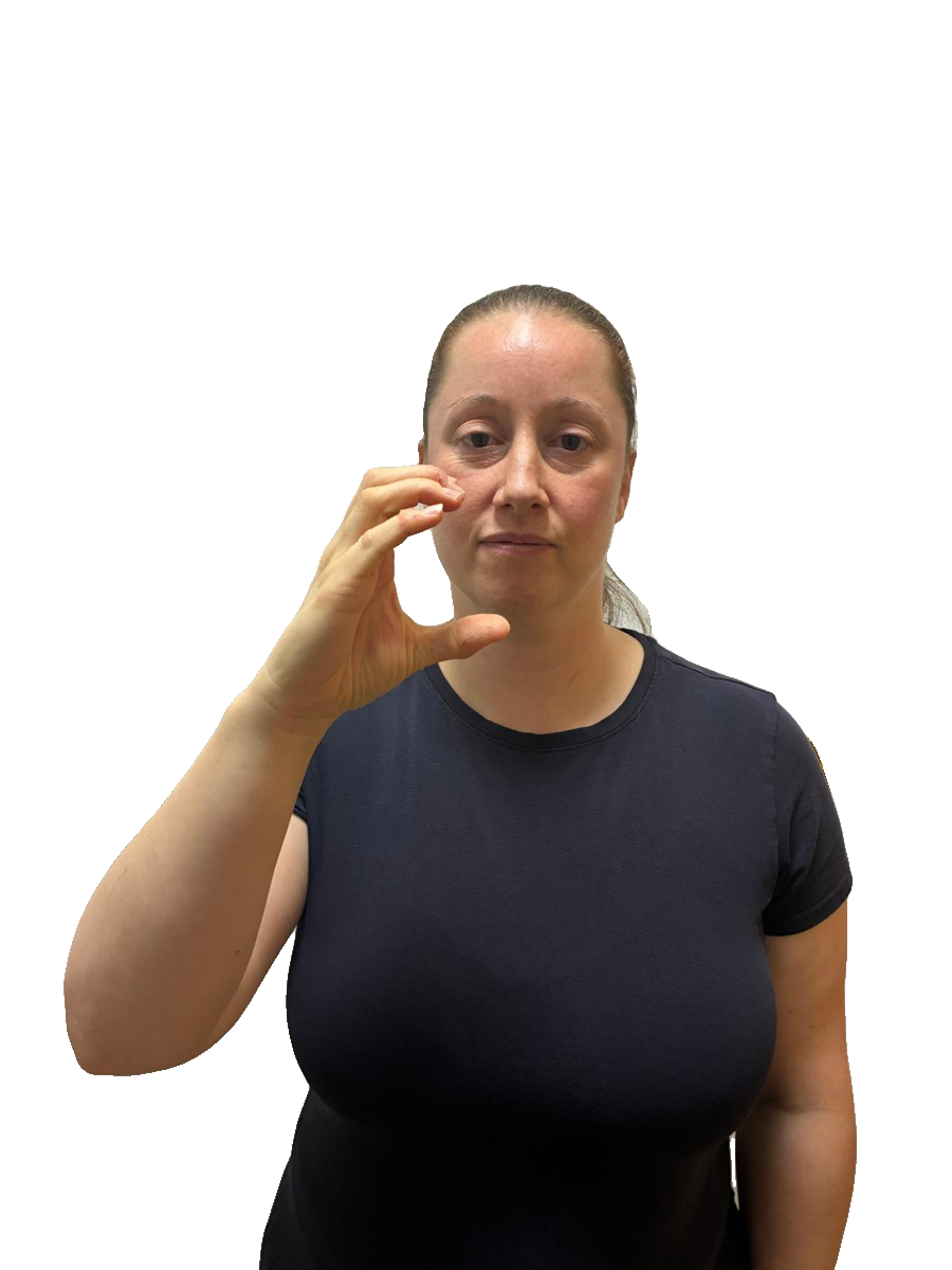 ASL handshape labelled C