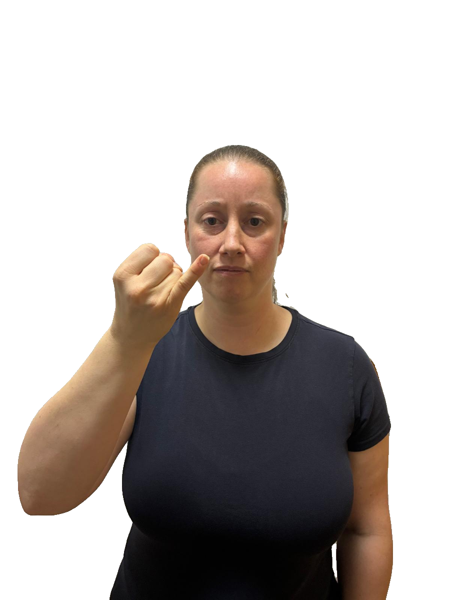 ASL handshape labelled J3
